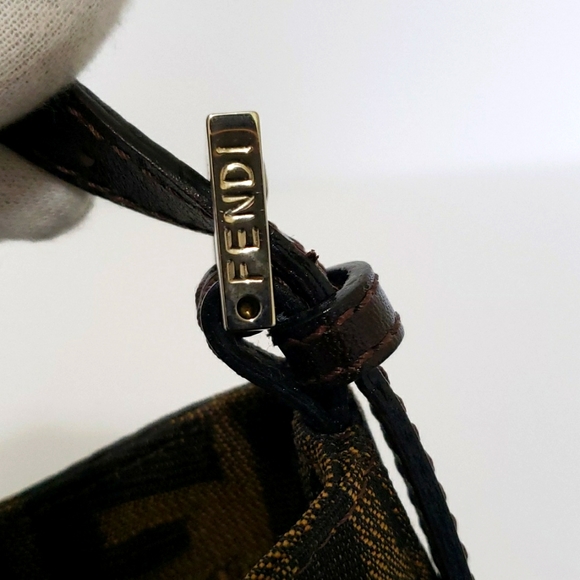 Fendi Zucca Canvas Micro Croissant Bag - Picture 9 of 16
